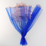 Max Tulle Flower Wrapping Paper Roll Floral Bouquet Packing Supply Sapphire Blue