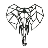 Maxbell Metal Hanging Wall Decorations Elephant Head for Home Office Living Room