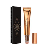 Maxbell Highlighter Stick Easy to Apply Face Brighten Contouring for Nose Body Rose Gold