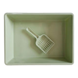 Maxbell Cat Litter Box Pet Litter Tray Toilet Litter Pan Kitty with Scoop