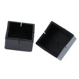 Max 10Pcs Silicone Caps Felt Pads for Square Chair Leg  5x3.3cm