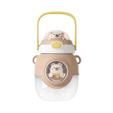 Maxbell Water Drinking Bottle 1.1L Drinking Bottle with Lids for Travel Bear