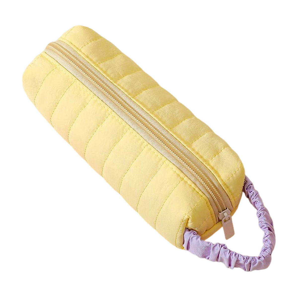 Maxbell Portable Zipper Pencil Case Stationery Organizer for Children Gifts Yellow