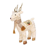 Maxbell Christmas Reindeer Stuffed Animal Creative Plush Elk for Decor Office Home StyleD