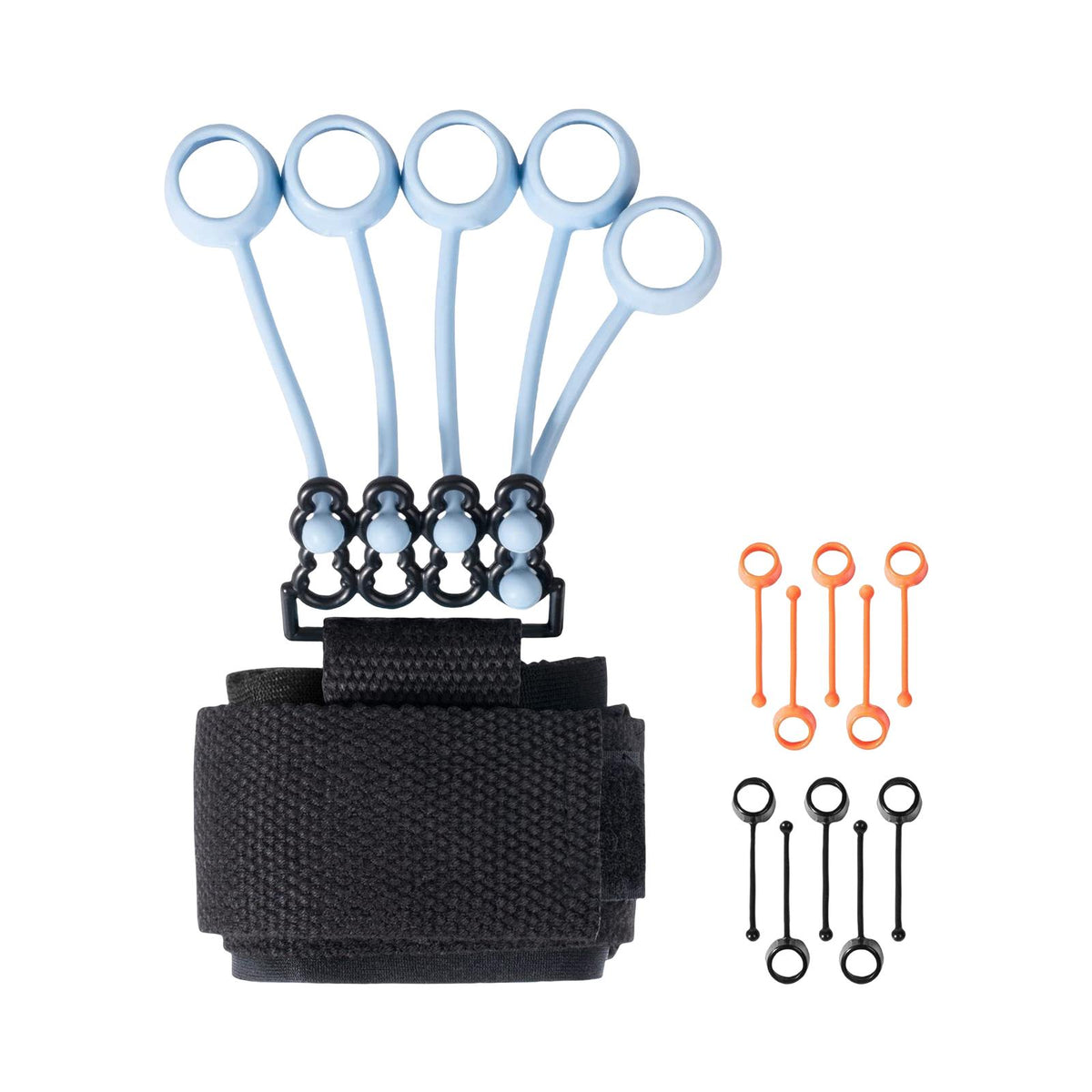 Maxbell Grip Strengthener Finger Gripper Trainer for Bass Players Pianists Black