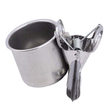 Maxbell Bird Parrot Feeding Cup Parrot Water Food Bowl Bird Cage Feeder for Canary S