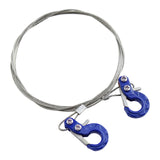 Maxbell RC Car Steel Tow Rope 1:10 1/10 Durable Metal for TF2 Vehicle Crawlers Blue