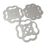 Maxbell 3 Pieces Cutting Dies Scrapbook Photo Album Embossed Decoration DIY Crafts