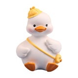 Maxbell Resin Duck Miniature Figurine Crafts Decorative Cute for Bar Cabinet Decor StyleB