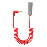 Maxbell Car USB AUX Receiver Adapter 3.5mm Audio Receiver music for Speakers Red