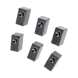 Maxbell 6 Pieces Electric Guitar Tremolo Bridge Saddle Pro String Lock Insert Blocks