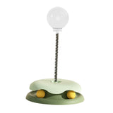 Maxbell Cats Leaking Food Toy with Ball Track Food Dispensing for Puppy Self Playing Green