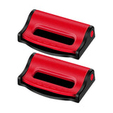 Maxbell Car Automobile Seat Safety Belt Clip Stopper Adjuster Comfortable Durable Red