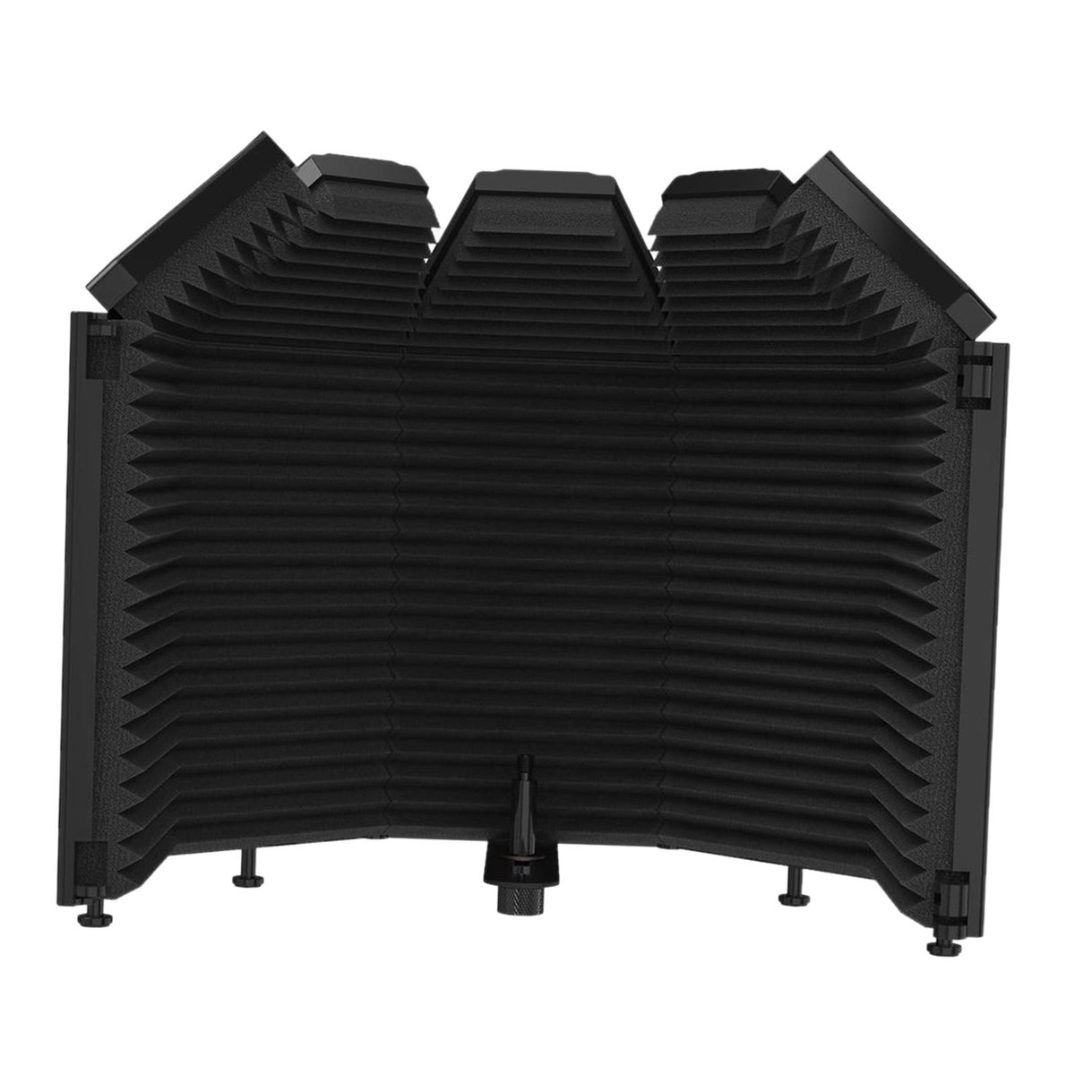 Maxbell Microphone Isolation Screen 5 Panels Foldable Professional for Podcasts