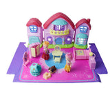 Max Maxb Plastic Cartoon Building Model Dollhouse Accessories 2 Pretty Girls Set Toy