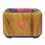 Maxbell Flame Essential Oil Diffuser Scent Diffuser Quiet for Home Office Yoga Light Wood Grain