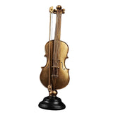 Maxbell Decorative Sax Violin Musical Instrument Showpiece Statue For Home Decor violin