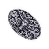 Maxbell Western Belt Buckle Cowboy Alloy Punk American Costume Accessories Bull Head