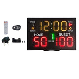 Maxbell Tabletop Digital Scoreboard 30Meters Control Distance for Basketball Boxing Digital Scoreboard