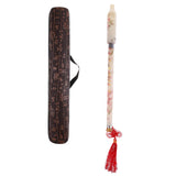 Maxbell Chinese Vertical Playing Flute Bawu Pipe F Tone Bau Folk Musical Instrument