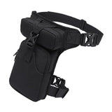 Maxbell Waist Leg Pouch Bag for Hiking Climbing Casual Daypack Stylish Black