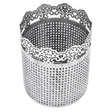 Maxbell Lace Dessert Holder Lolipop Cake Stand Candy Basket Wedding Party Silver