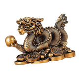 Maxbell Treasures Dragon Statue Collection Exquisite for Home Office Bronze