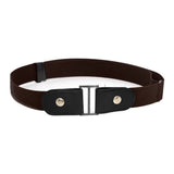 Max No Buckle Stretch Belt for Men and Women Coffee