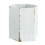 Max Wooden Tabletop Storage Container Pencil Pen Brush Flower Holder Box Hexagon