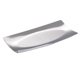 Maxbell Stainless Steel Towel Dish Snack Tray Fruit Salad Plate Kitchen Table Arc