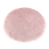 Max Soft Sheepskin Fluffy Skin Faux Fur Fake Rug Mat Small Rugs light Pink