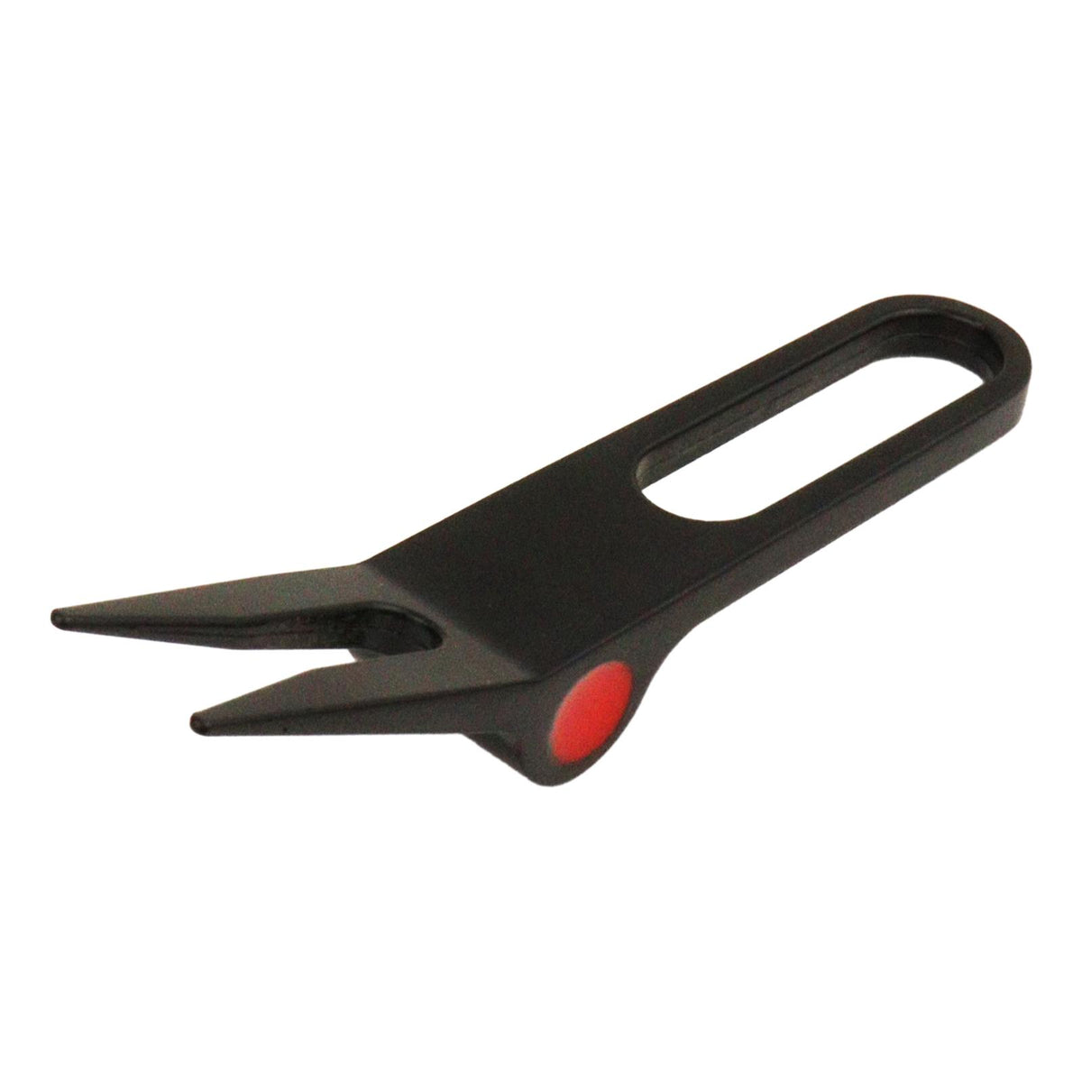 Maxbell Golf Divot Tool Compact Portable Putting Green Fork for Outdoor Golfer Gifts black