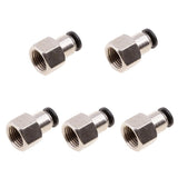 Max 5PCS Air Water Hose Tube Push In Female Thread Pneumatic Fittings DPCF6-02