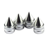 Max 4 Pieces Aluminum Tire/Rim Valve/Wheel Spike Cover Stems Cap Sliver