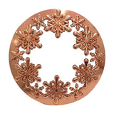 Maxbell Candle Topper Stable Burning Jar Candle Sleeve for Birthday Dinner Gold