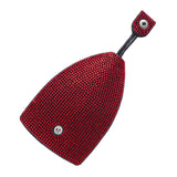 Maxbell Bling Car Key Fob Case Universal Keychain Case Holder 10.8cmx7.8cm for Women Red