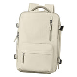 Maxbell Laptop Backpack Travel Anti Girls Unisex Boys Gift Business Women Beige