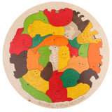 Maxbell Kids Wooden Animals Puzzles Alphabet Jigsaw Early Learning Educational Toy