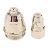 Max Plasma Electrode and Nozzle Tip for LGK100/LGK80/CUT100 Electrode+1.3mm Tip