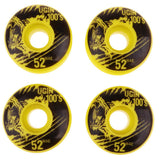 Maxbell 4pcs PU Skateboard Wheels Replacement  Yellow