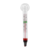 Maxbell Fish Tank Thermometer with Suction Cup Glass Tube Decor Aquarium Thermometer