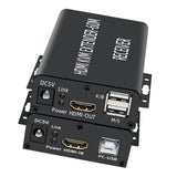Maxbell HDMI KVM Extender 60M Transmitter Receiver Plug Type UK