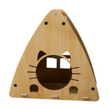 Maxbell Triangle Cat Scratcher Box Lounge Bed Corrugated Cardboard Widely Used without Cushion
