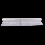 Max 20Sheet Clear Plastic Cellophane Wrap Roll Gift Flower Arts Crafts White