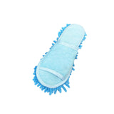 Maxbell Mop Slippers Women Men Mopping Slippers for Bedroom Bathroom Floor Polishing Blue