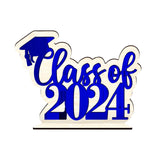 Maxbell Table Toppers for Senior High School Freestanding for Mantel Party Bookshelf Blue