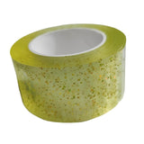 Maxbell Glitter Nano Tape Educational Sensory Toy Multifunctional for Bubble Blowing Yellow Width 3cm