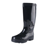 Maxbell Rain Boots Anti Slip Steel Toe Work Boots Waterproof Rubber Boots for Men 40