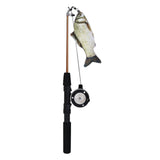 Maxbell Cat Teaser Wand Toy Adjustable Training Interactive Retractable Fishing Pole Grass Carp