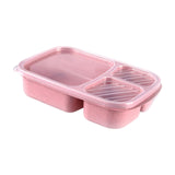 Maxbell Airtight Lunch Storage Box Microwave Bento Picnic Sushi for Children Adults pink